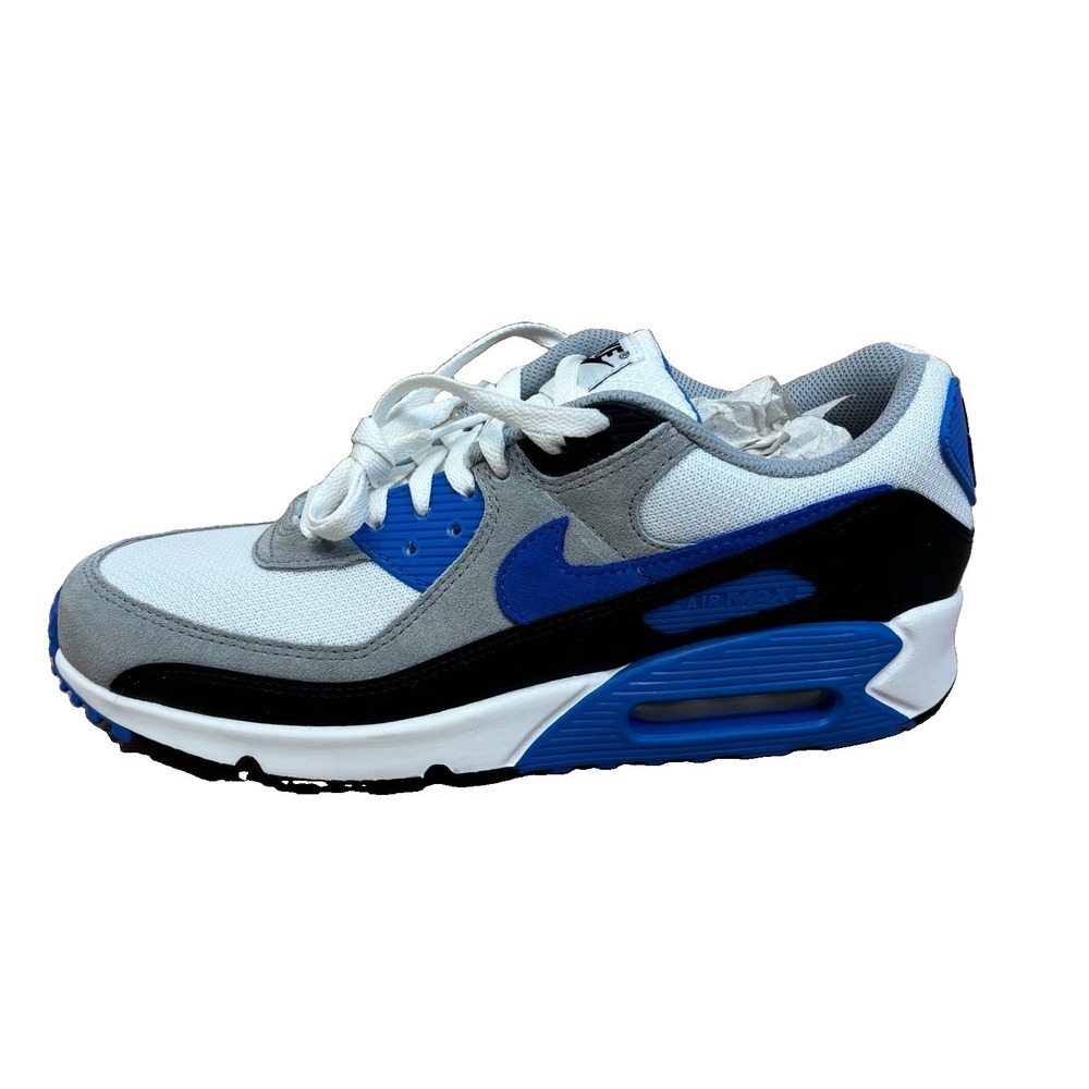 Nike Air Max 90 White Blue Crystal DM0029-122 Men Size 10.5 Sneakers